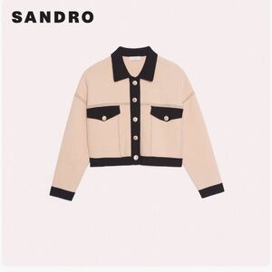 Sandro Cropped Cardigan
